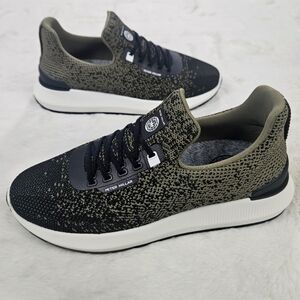 Peter Millar Hyperlight Apollo Green Black Sneakers Shoes Women's Size 8.5